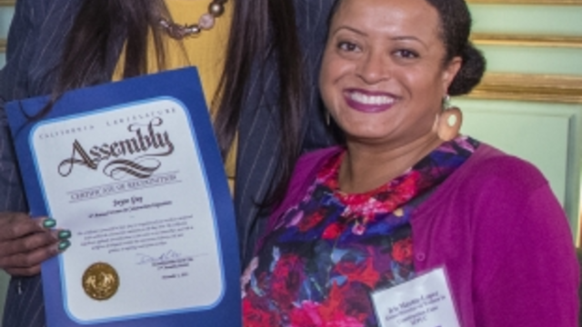Joyce Guy and Iris Martin Lopez at 2019 Women in Construction Expo