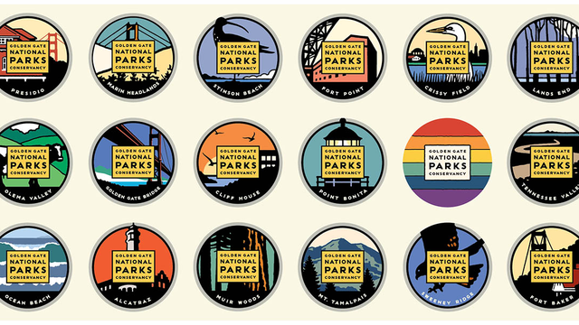 Golden Gate National Parks stickers