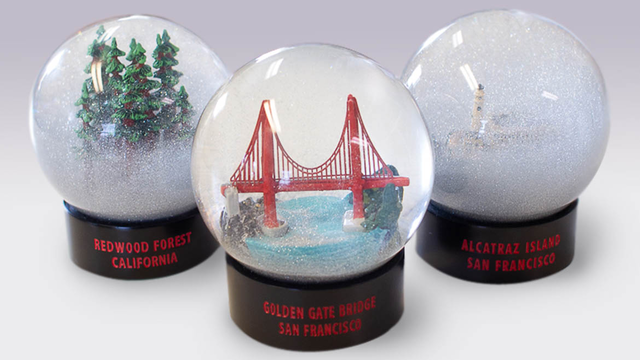 The Parks Conservancy's fog globe collection.