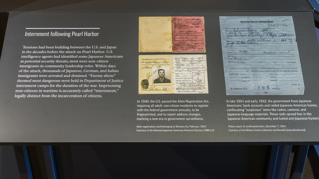 Information about the Japanese internment at the Presidio