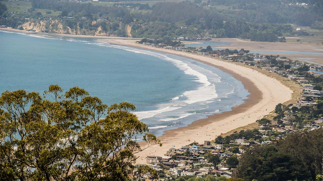 Stinson Beach from Mount Tam