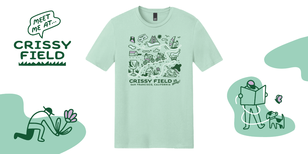 Meet Me at Crissy Field gear from our Park Store