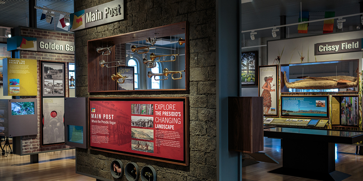 Inside the Presidio Visitors Center