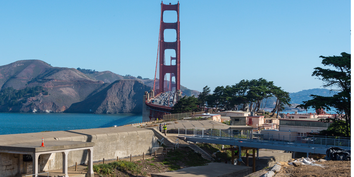 Presidio Coastal Trail Pedestrian Bridge 