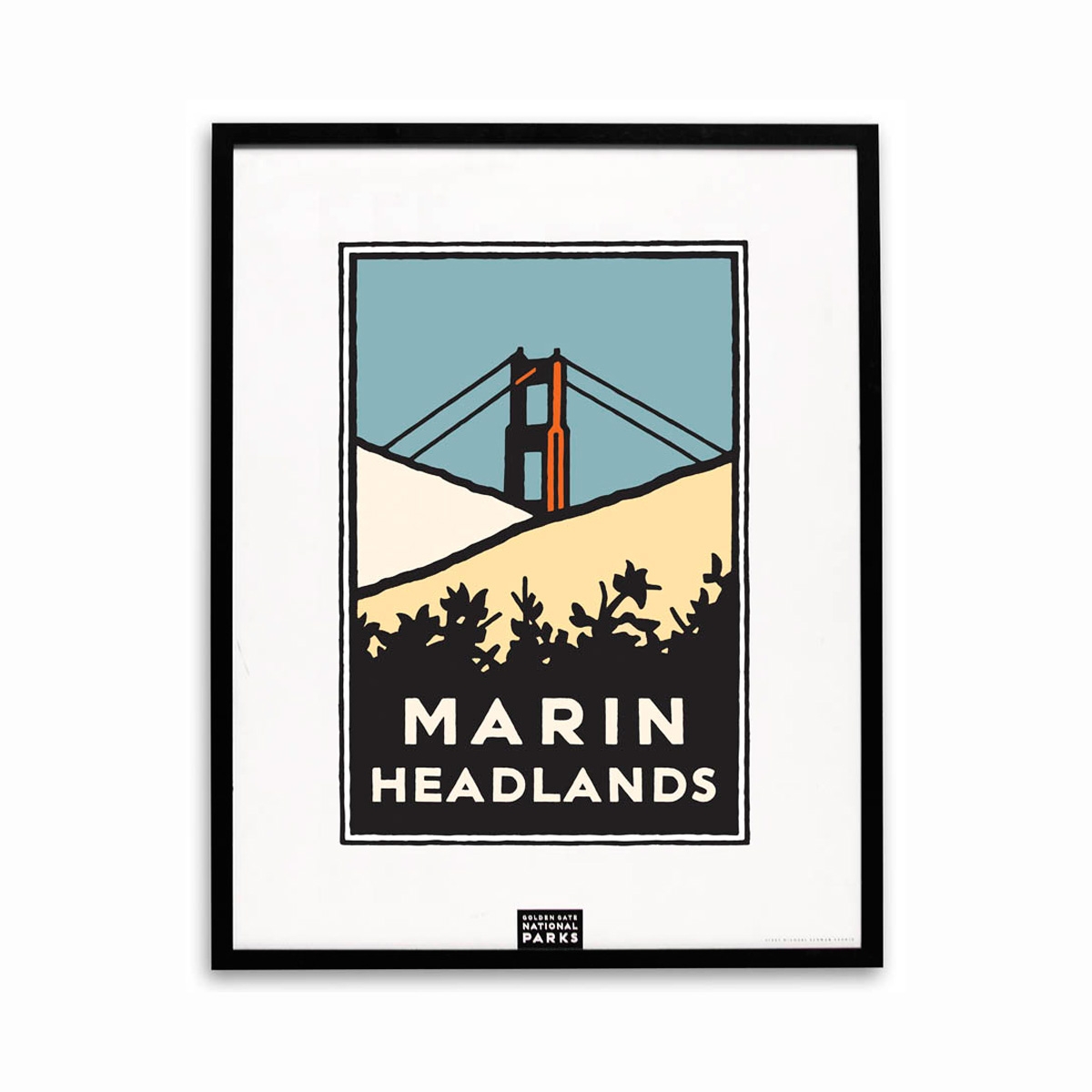 Framed Marin Headlands Print