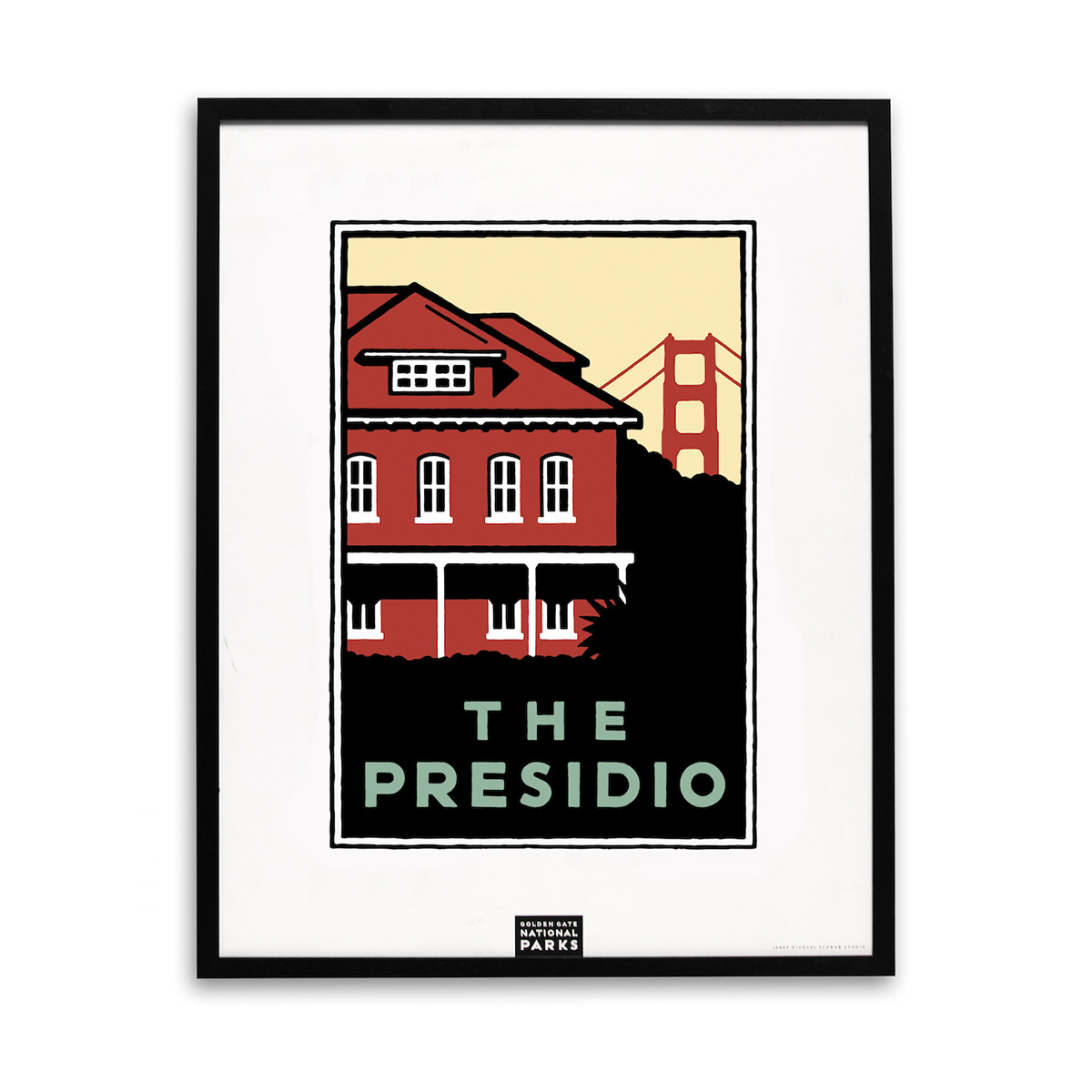Framed Schwab Presidio Print