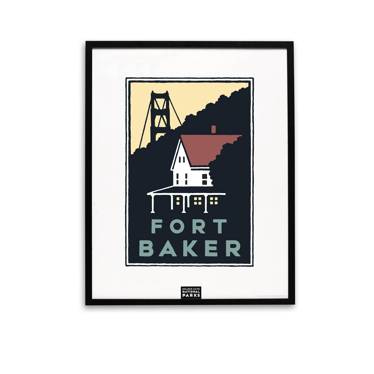 Framed Fort Baker Print