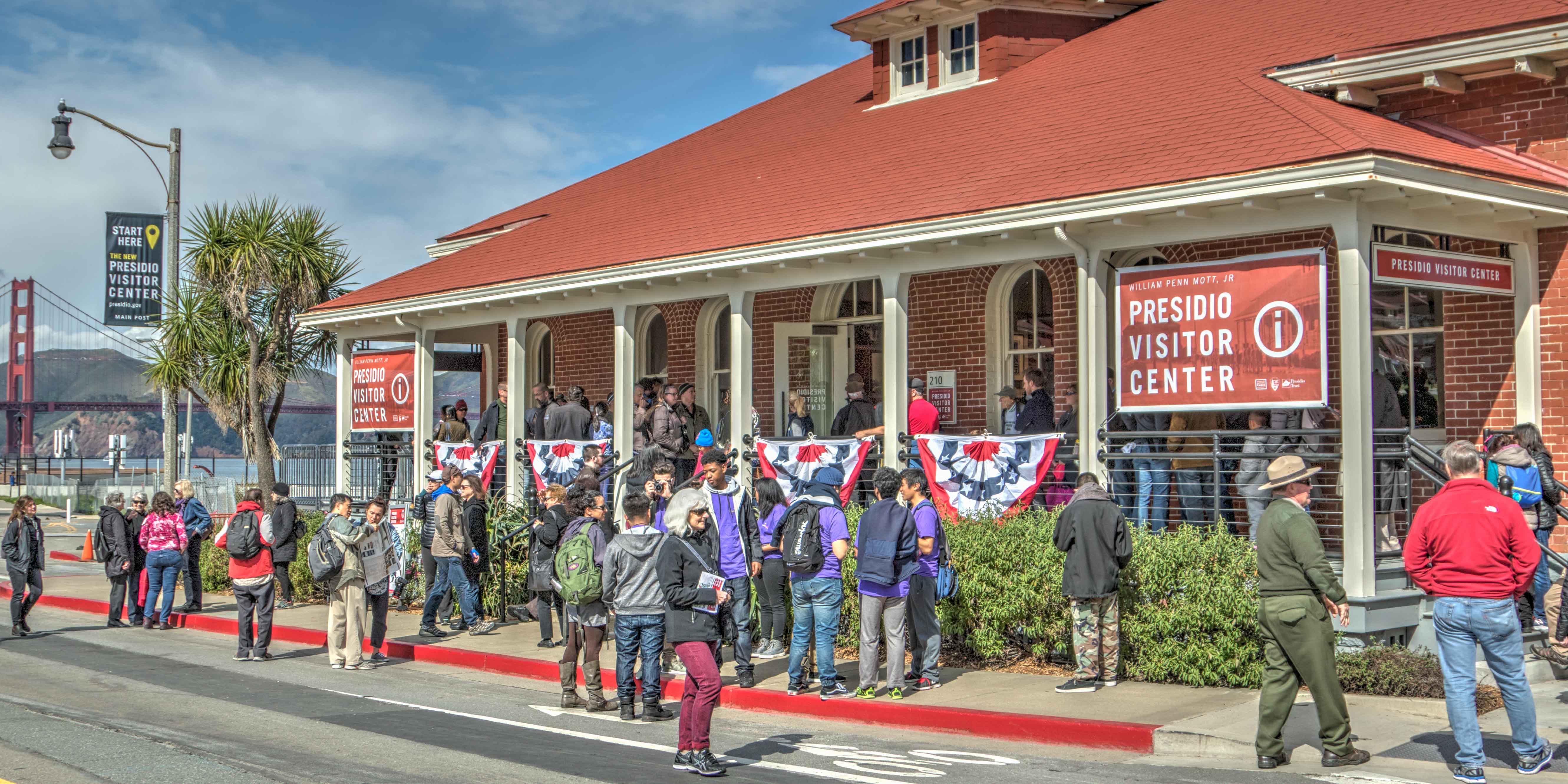 Presidio Visitor Center Opening Celebration and Visual Tour Golden
