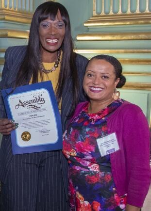 Joyce Guy and Iris Martin Lopez at 2019 Women in Construction Expo