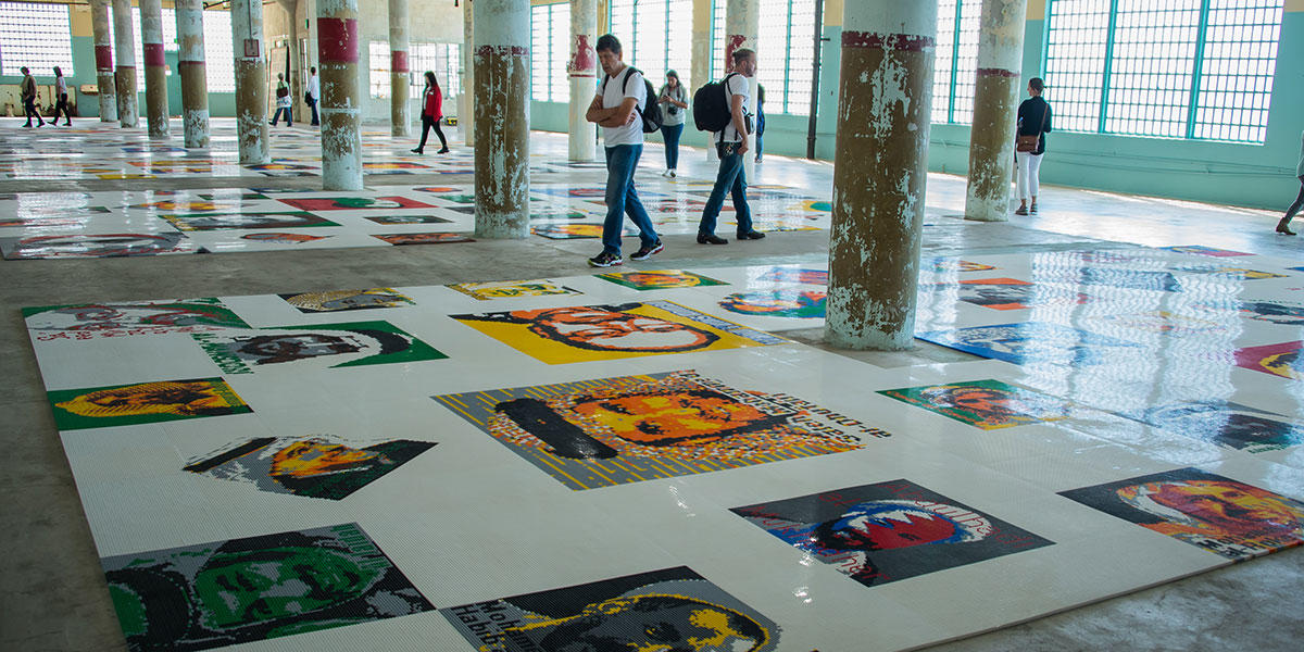 Ai Weiwei, Trace 2014 (New Industries Building, Alcatraz)