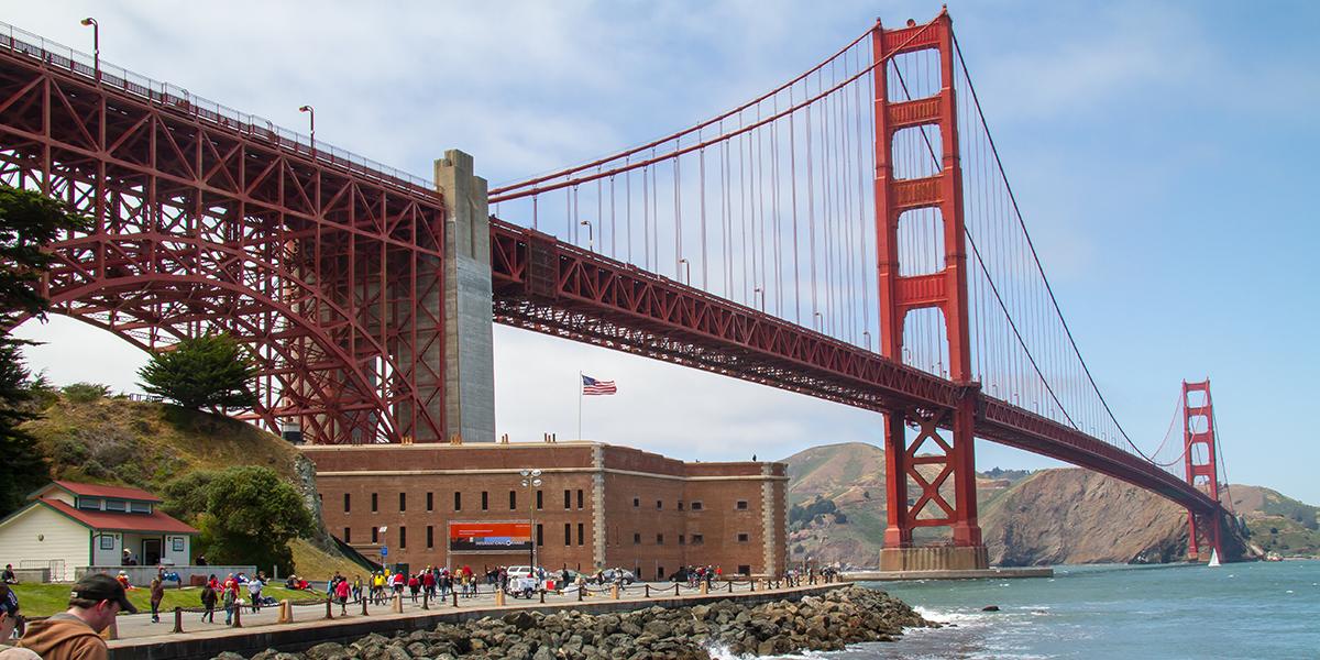 tourist spot for golden gate bridge