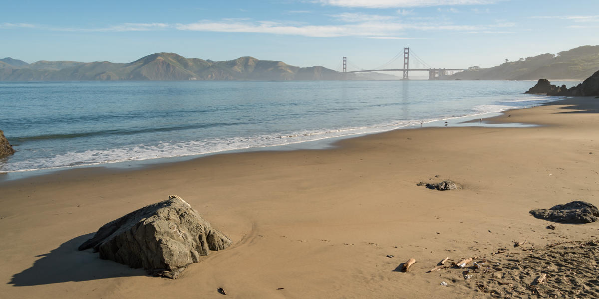 A calm scene from China Beach