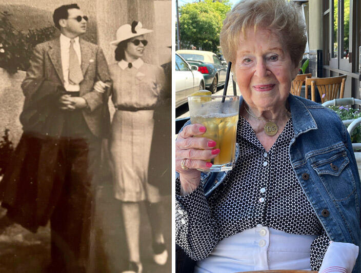 Images of Parks Conservancy member Dorothy Gardner in 1937 and in 2021. Images of Parks Conservancy member Dorothy Gardner in 1937 and in 2021.