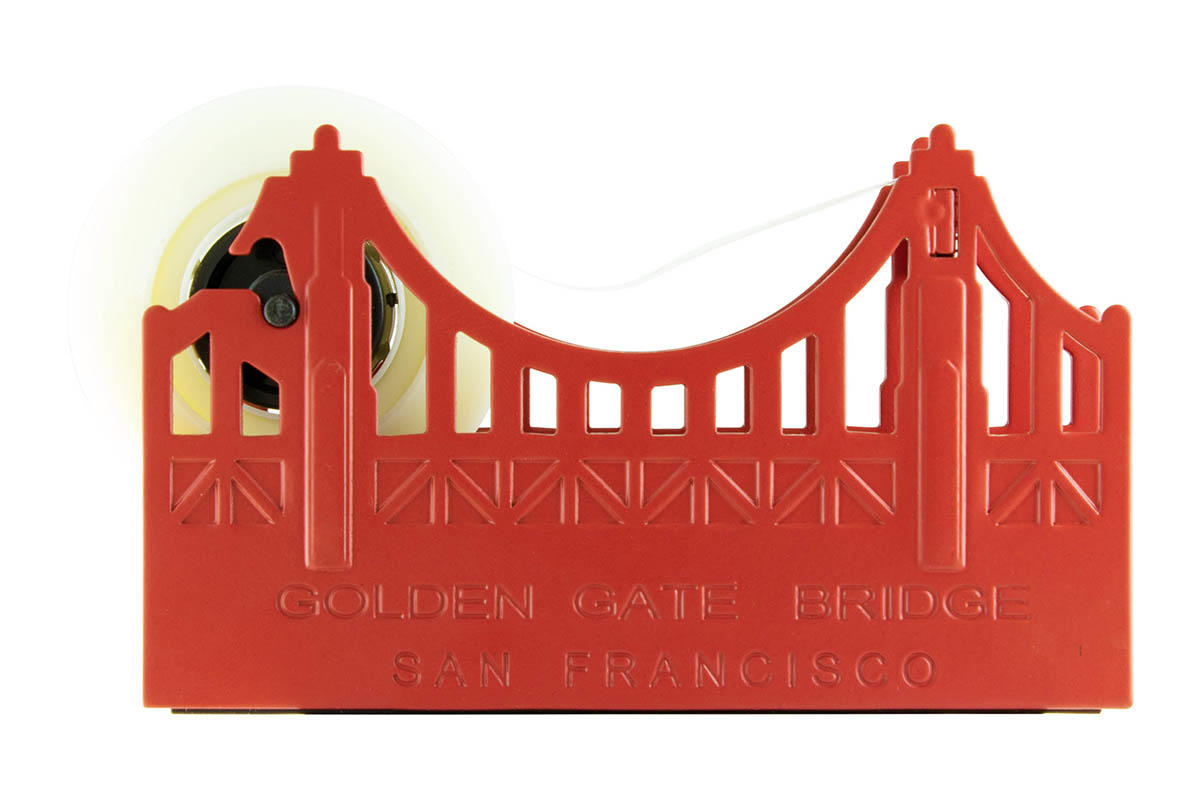 Golden Gate Bridge tape dispenser.