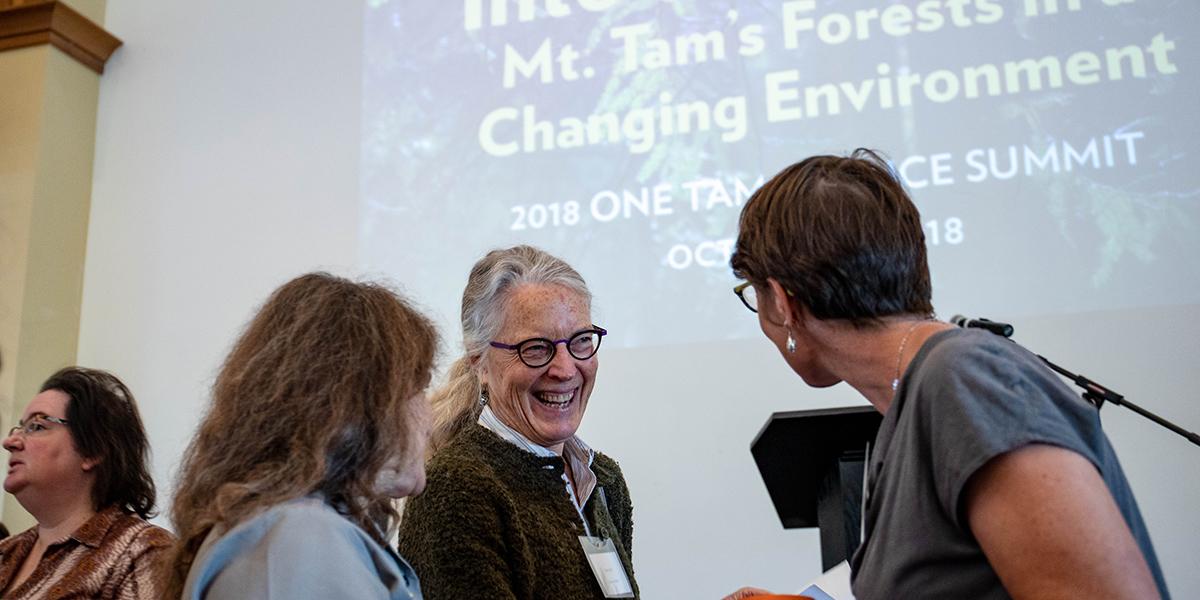 Participants at the 2018 One Tam Science Summit: "Into the Woods." Participants at the 2018 One Tam Science Summit: "Into the Woods."
