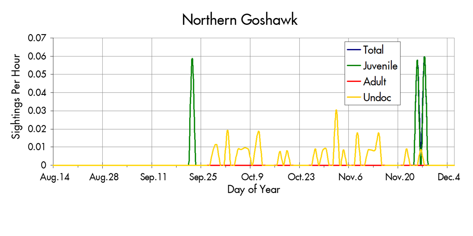 Northern Goshawk migration trends at the Marin Headlands