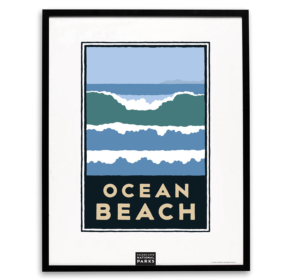 Ocean Beach Michael Schwab print