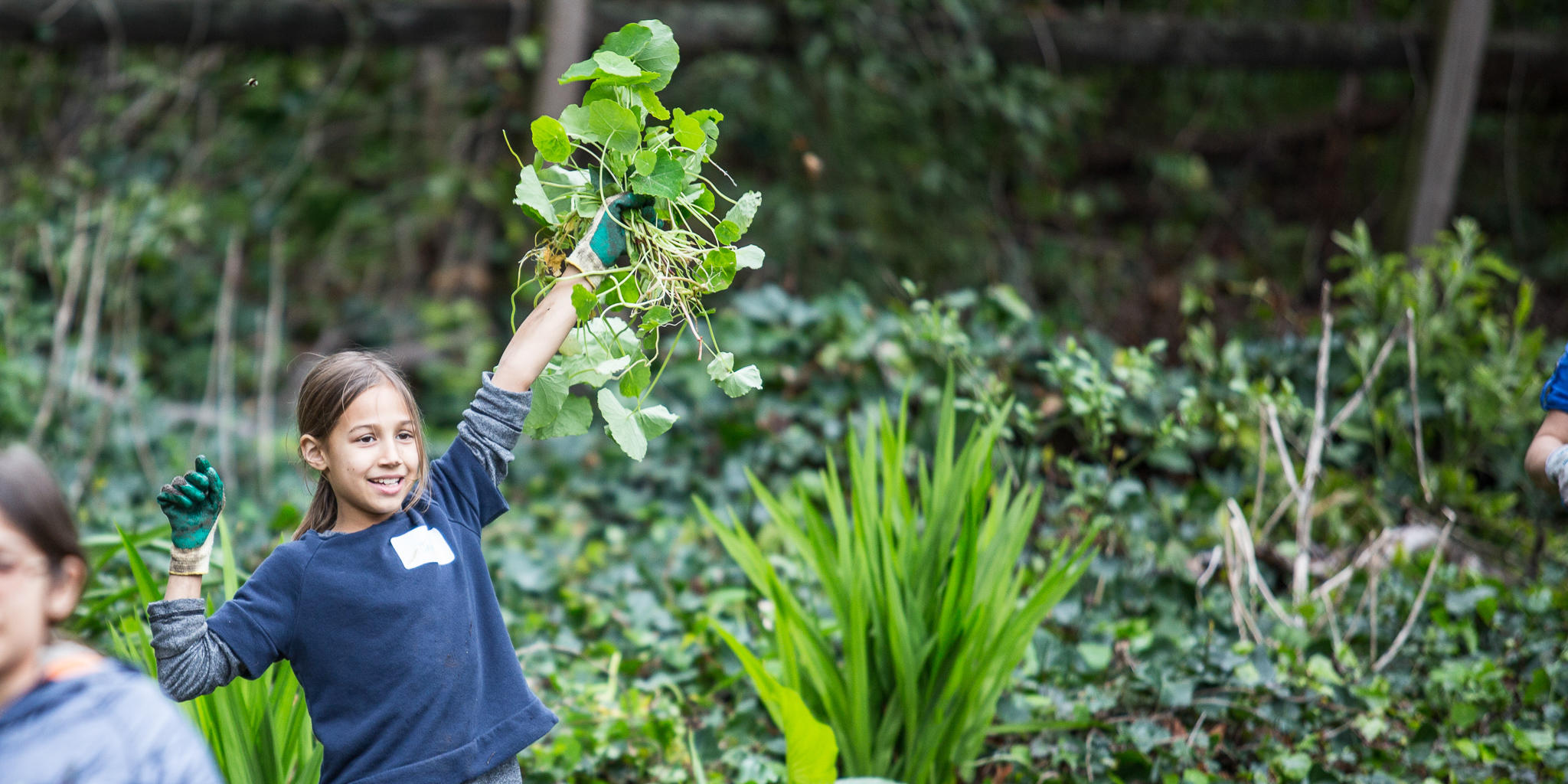 Enthusiastic Volunteer in the Presidio