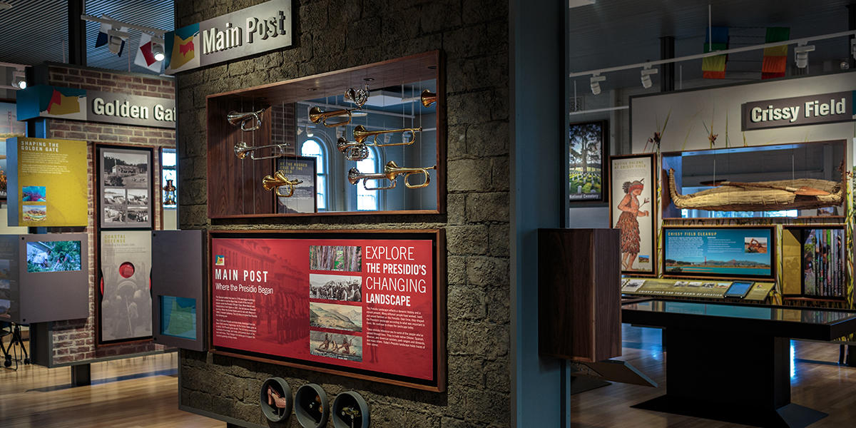 Inside the Presidio Visitor Center