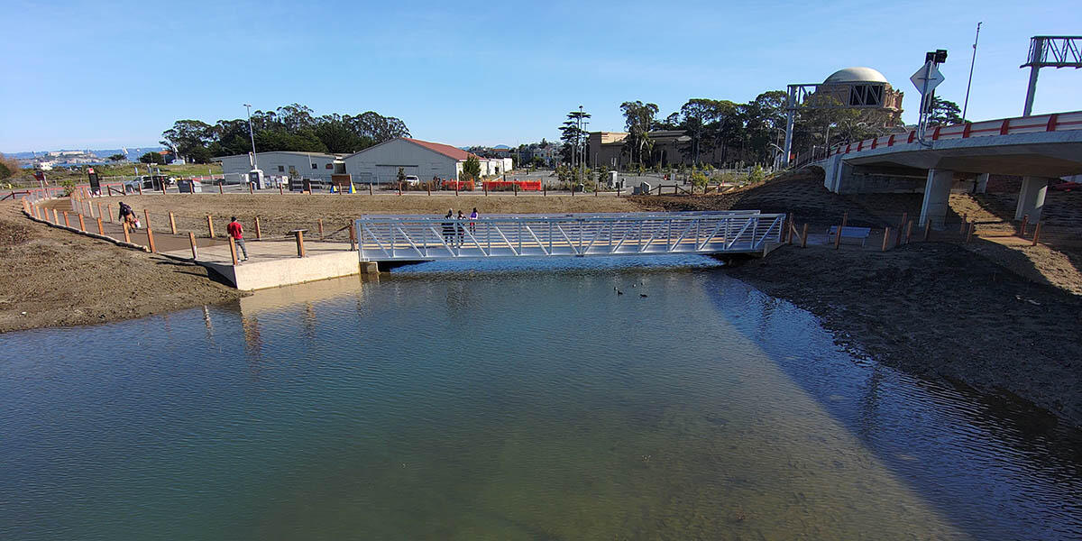 Bridge over Quartermaster Reach in the Presidio