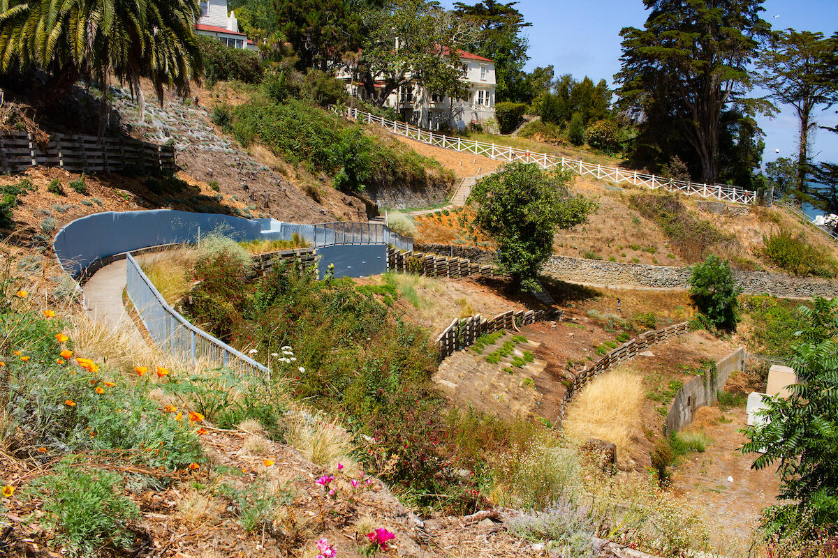 Black Point Historic Gardens with Flowers