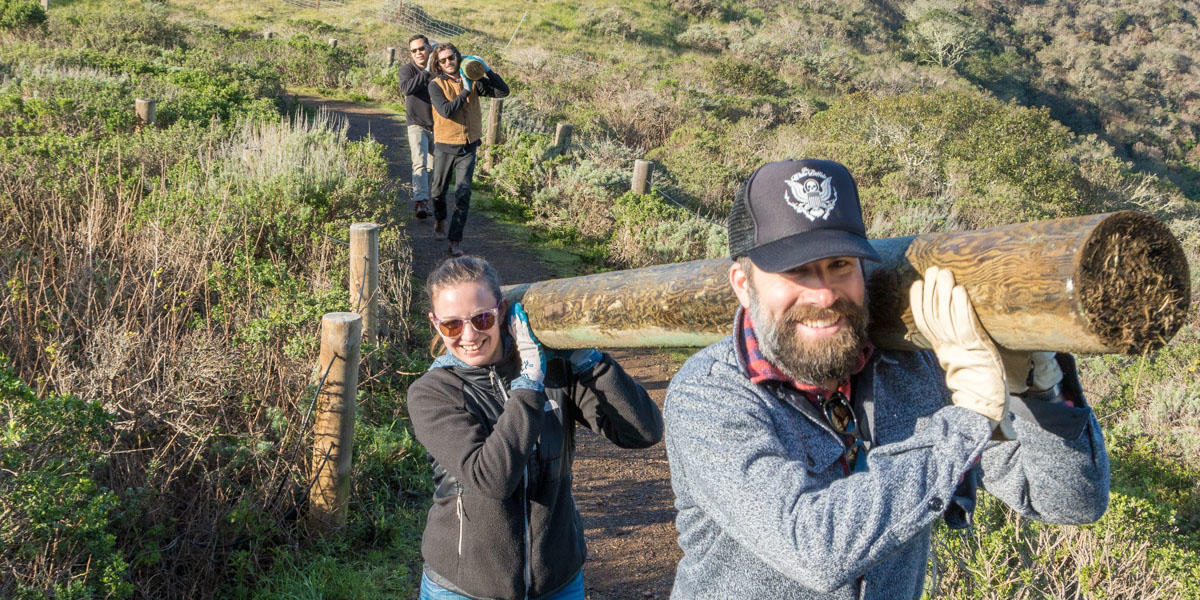 volunteer; National Trails Day