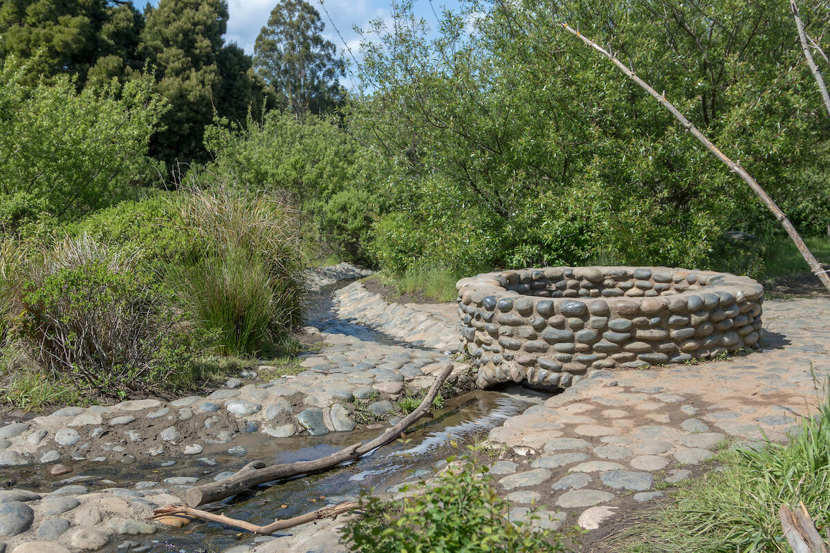 The well at El Polin Spring