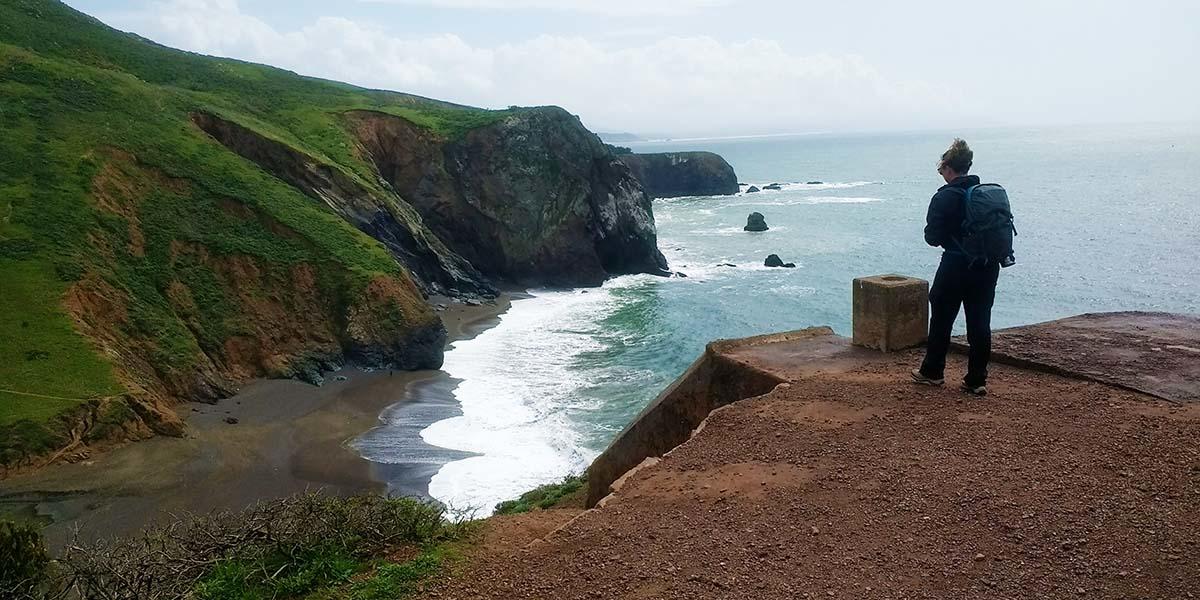 Some spots in the Golden Gate National Parks, like this overlook in Tennessee Valley, are wonderful for reflection.