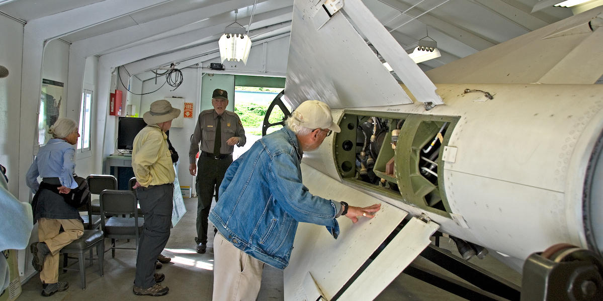 Visitors at the Nike Missile Site