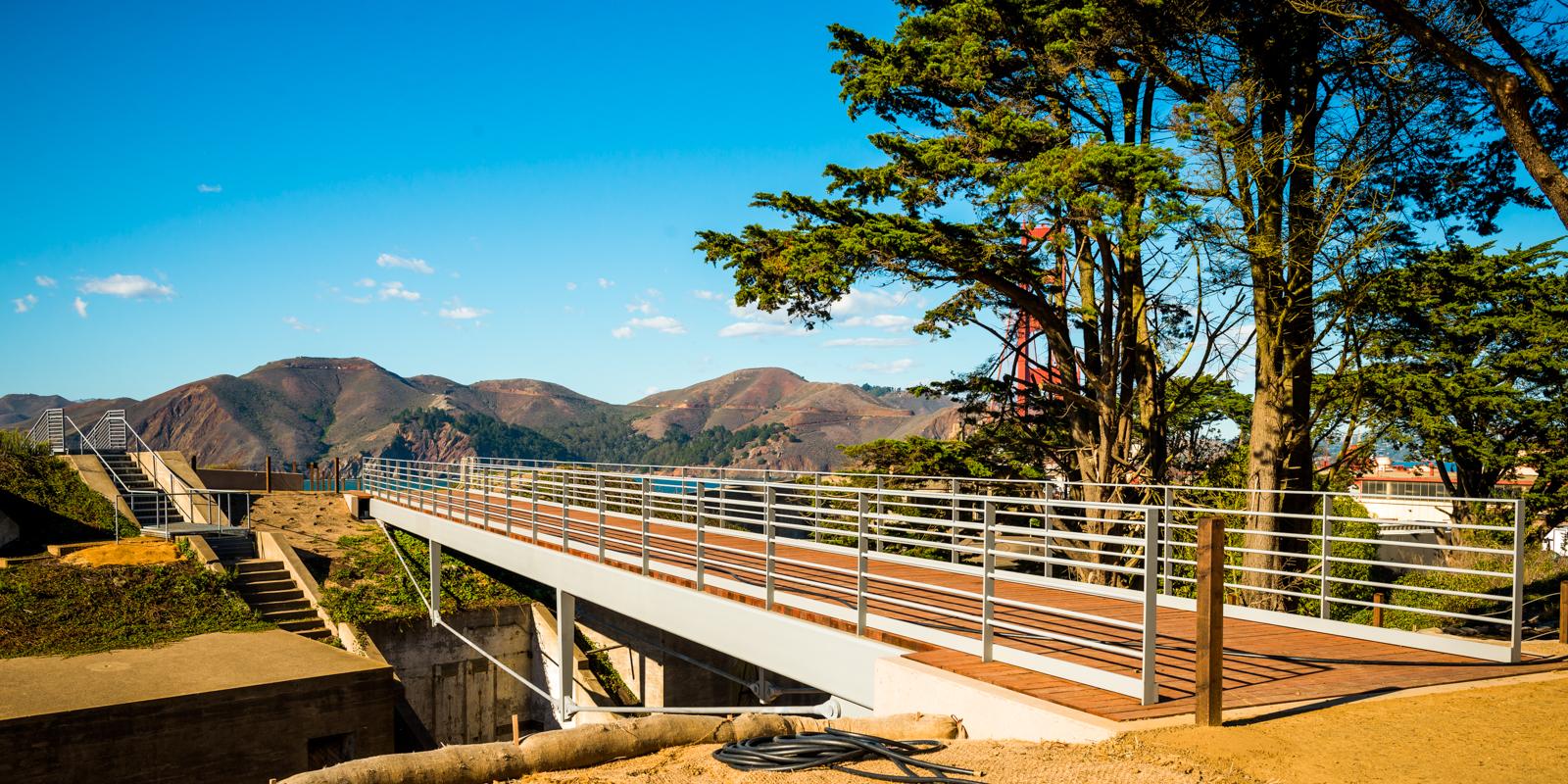 Presidio Coastal Trail Bike/Pedestrian Bridge 