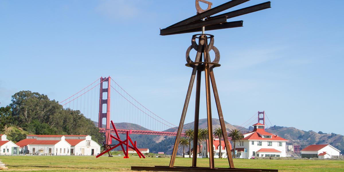 Mark di Suvero exhibit at Crissy Field