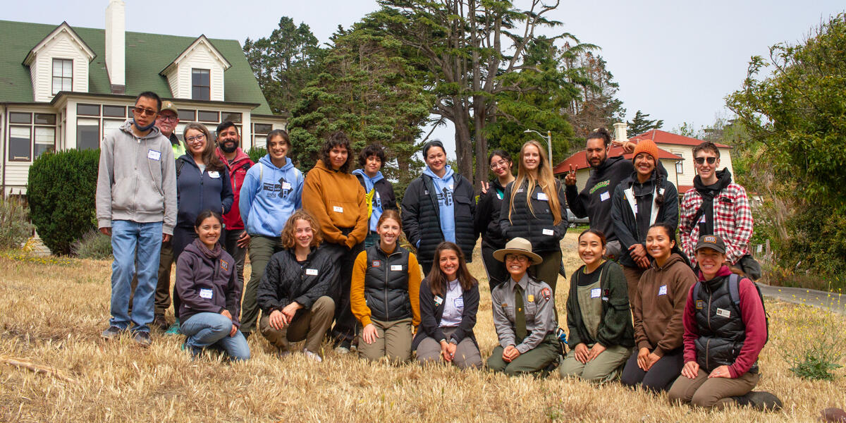 A group portrait of participants of the Dr. Nina Roberts Academic Internship Program