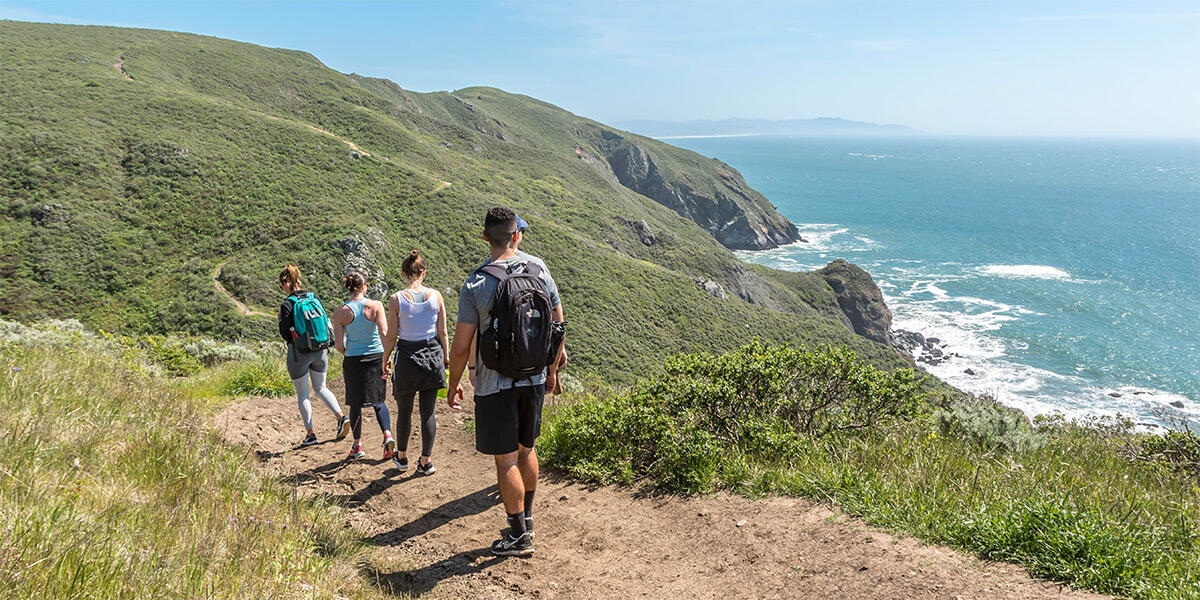 A stunning outlook along the hiking trail