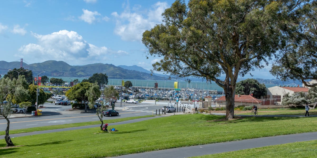 A pathway along the Presidio