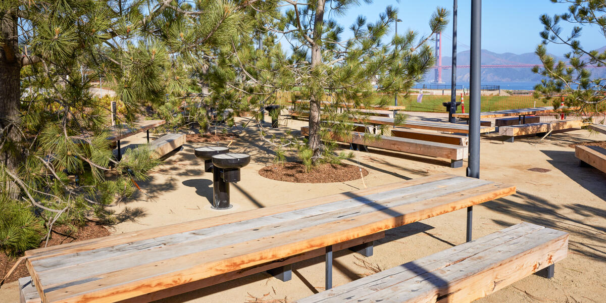 Tunnel Tops picnic benches and tables, a perfect place for lunch at the parks