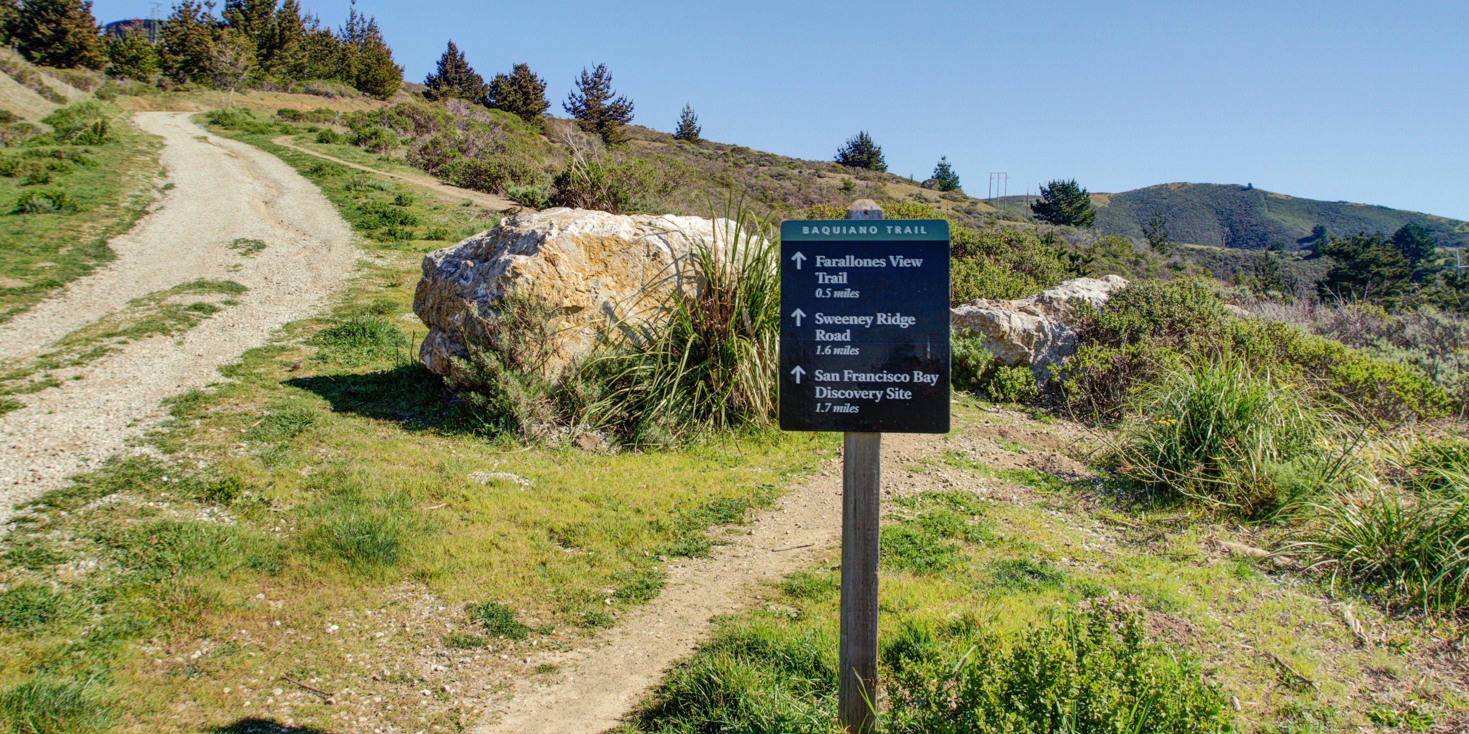 Baquiano Trail up Sweeney Ridge