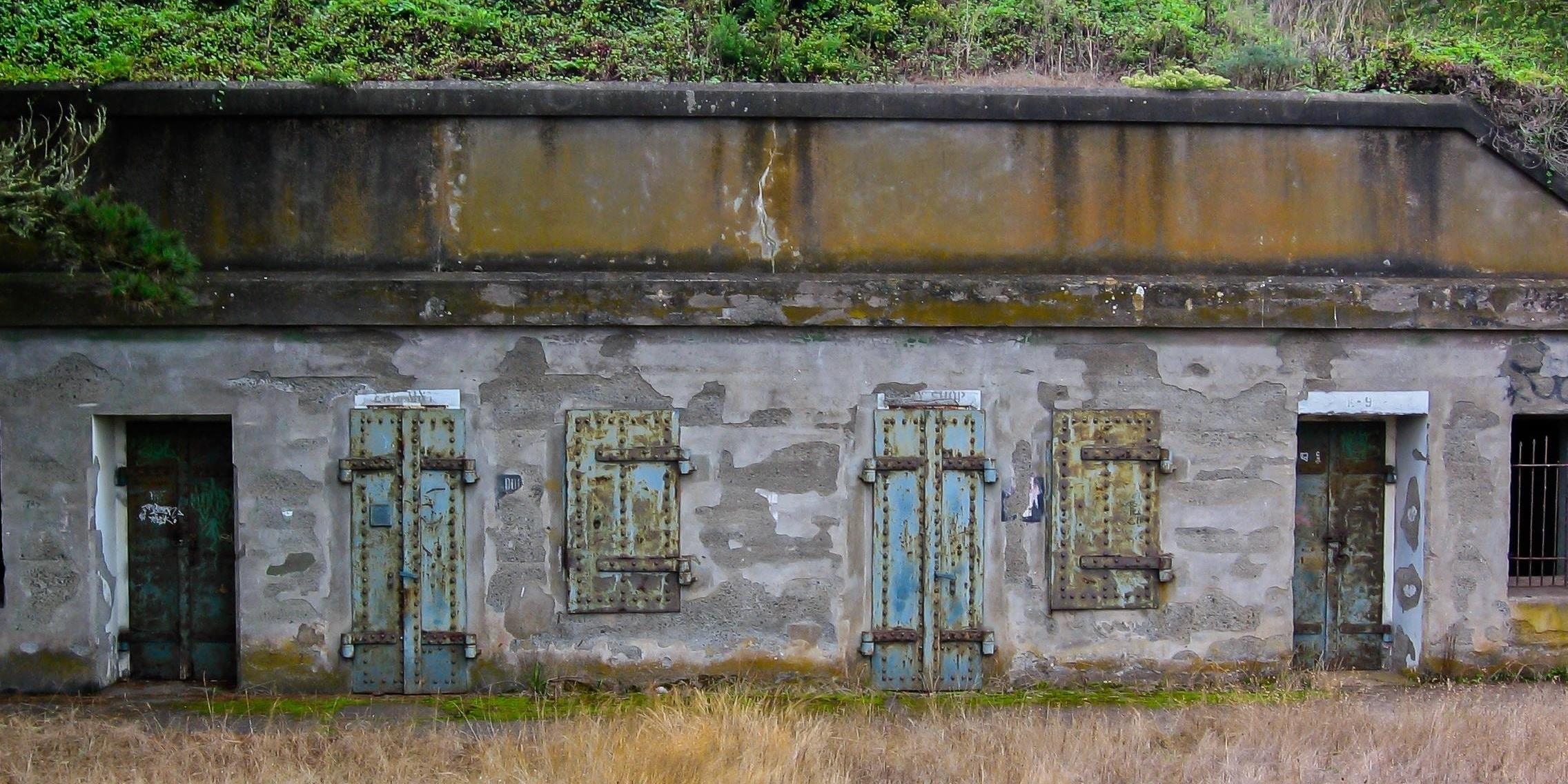 Battery Alexander near Battery Mendell Battery Alexander near Battery Mendell