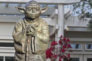 Statue of Yoda at LucasArts in the Presidio.