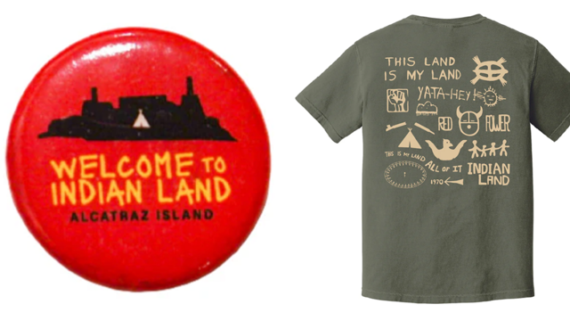 Welcome to Indian Land t-shirt and button.