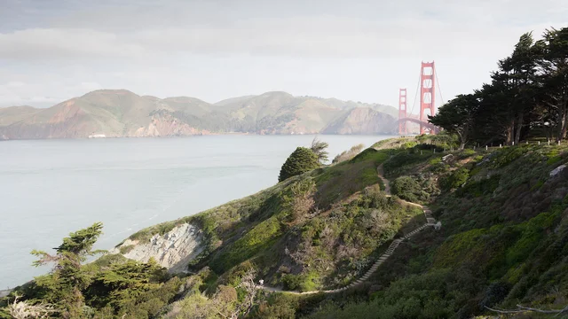 The Battery to Bluffs Trail, part of the Golden Gate Dozen.