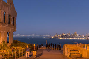 Alcatraz at night