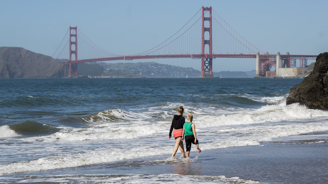 Kids enjoying China Beach