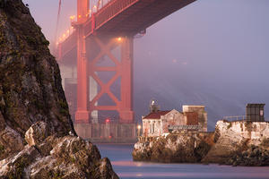 unique Golden Gate Bridge view