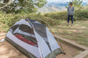 Tent at Hawk Camp Campground