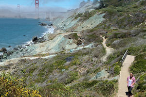 Batteries to Bluffs Trail in the Presidio