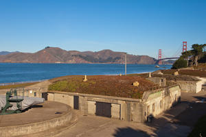 Battery Chamberlin at Baker Beach