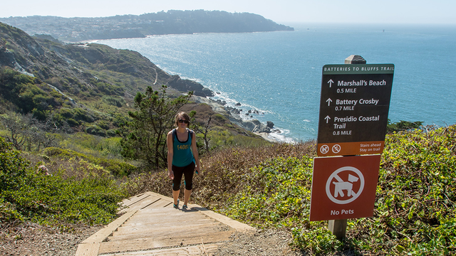 Batteries to Bluffs Trail, Golden Gate Bridge