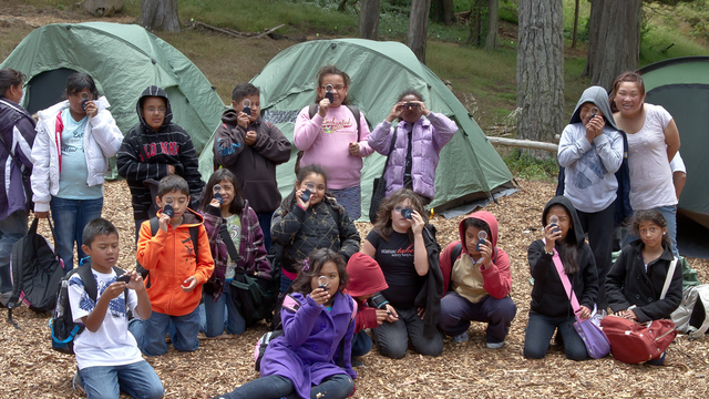 Kids enjoy camping at the Presidio experience at Rob Hill