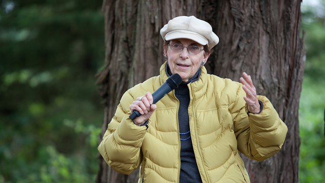 Amy Meyer at National Trails Day, 2014