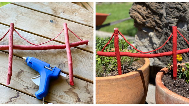 Golden Gate Bridge Crafts - Planter Decoration